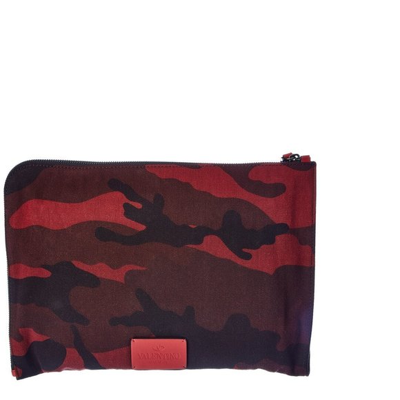 Valentino Canvas Document Case - Picture 2 of 4